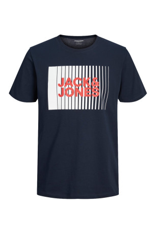 T-shirt à logo manches courtes Homme Bleu marine Jack & Jones