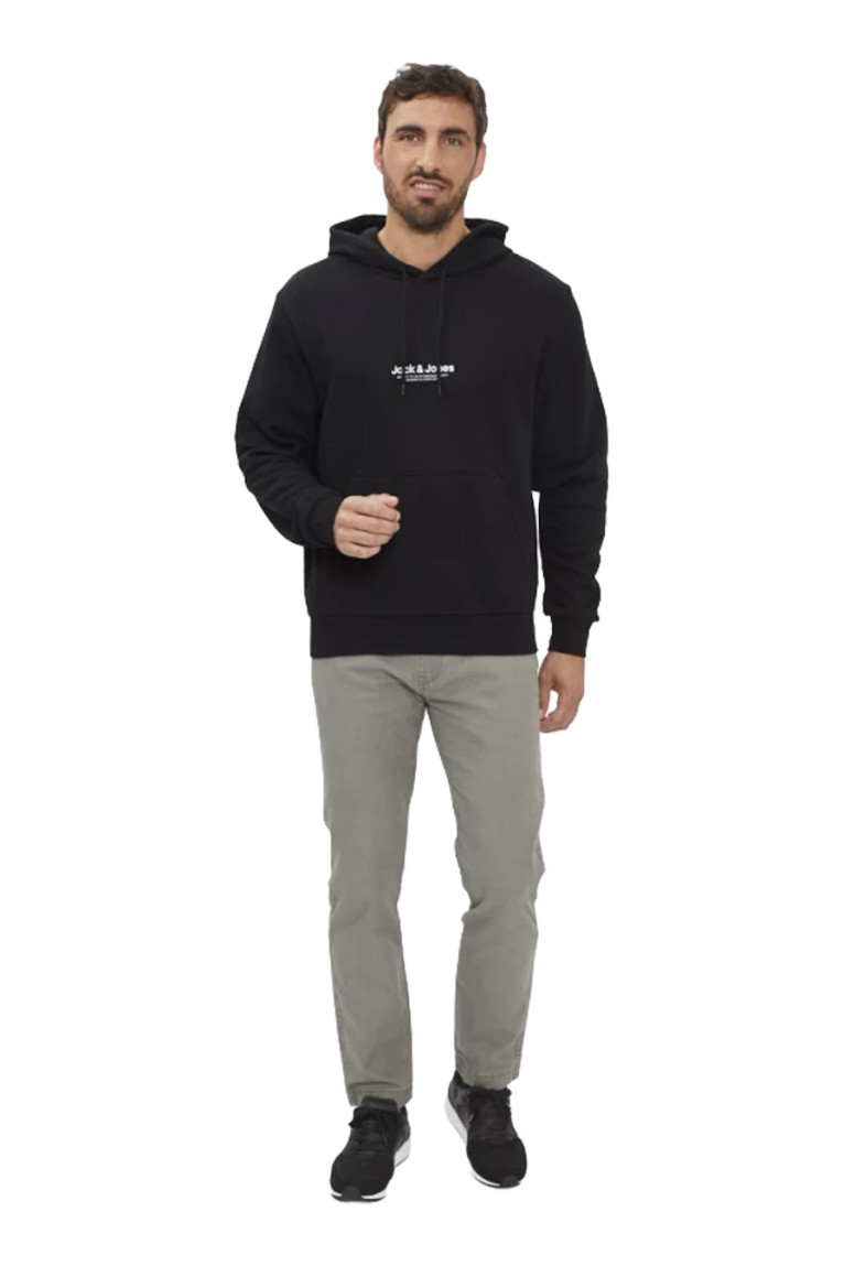 Sweat à capuche Homme Noir Jack & Jones
