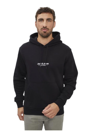 Sweat à capuche Homme Noir Jack & Jones