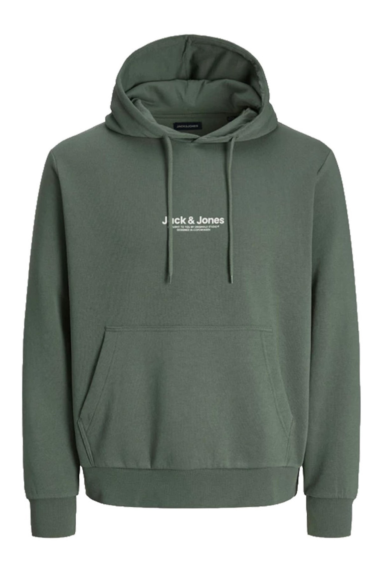 Sweat à capuche Homme Vert laurier Jack & Jones