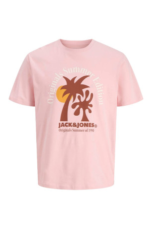 T-shirt manches courtes Homme Rose Jack & Jones