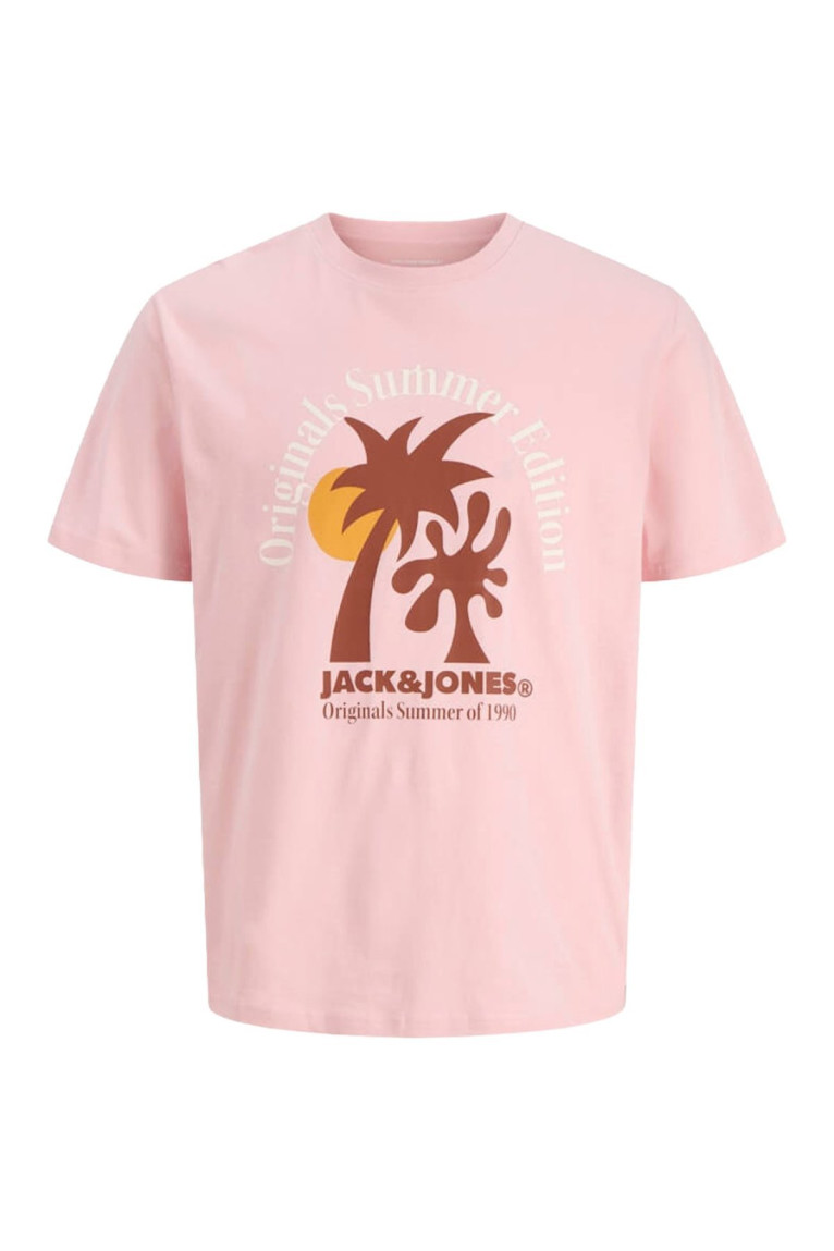 T-shirt manches courtes Homme Rose Jack & Jones