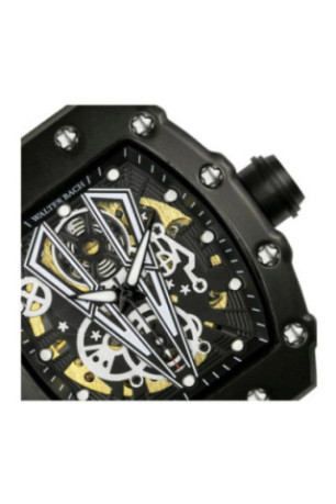 Montre Automatique Homme - Black/White/Black