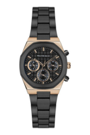 Montre Quartz Homme - Rose gold/Black matte/Black textured