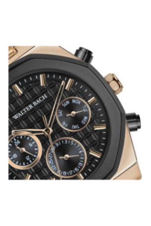 Montre Quartz Homme - Rose gold/Black matte/Black textured