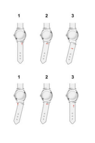 Montre Quartz Homme - Silver/Croco black/Rose gold sunray