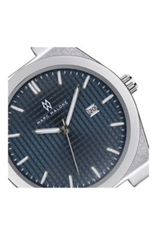 Montre Quartz Homme - Silver/Silver/Blue textured