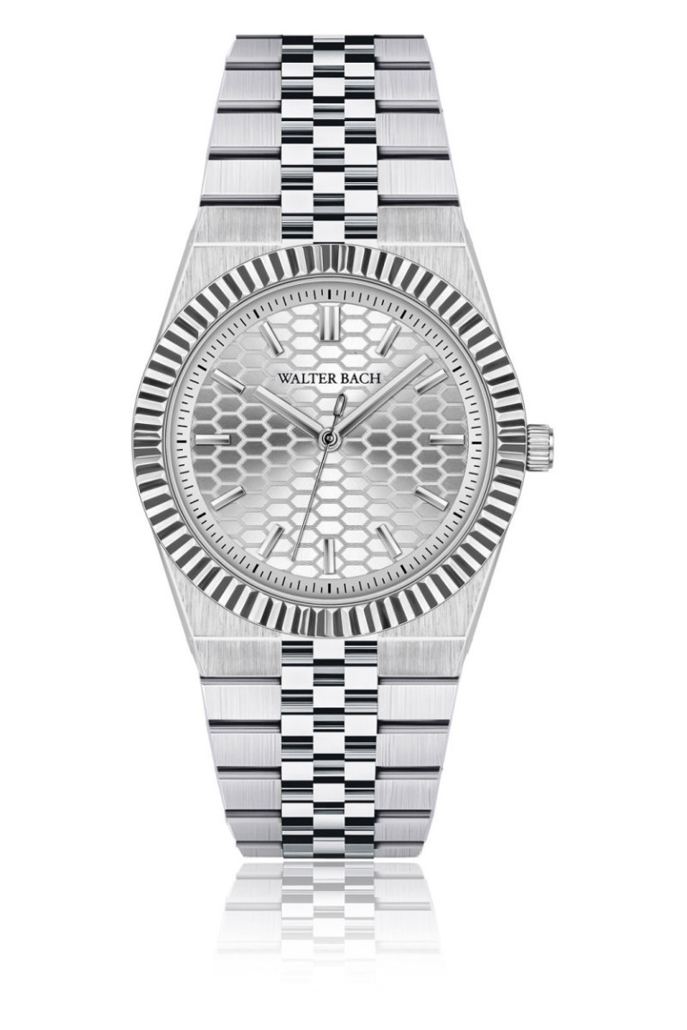 Montre Quartz Homme - Silver/Silver/Silver textured