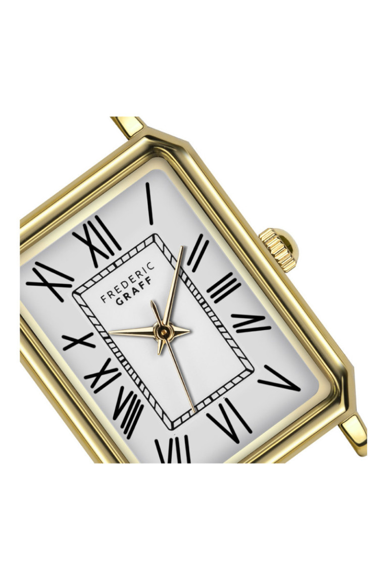 Montre Quartz - Femme - Gold/2 tones: silver + gold/Matt white