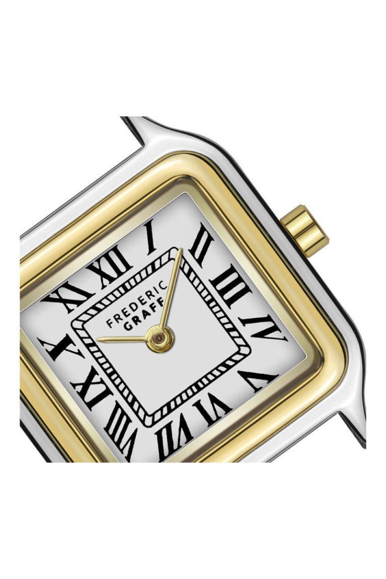 Montre Quartz - Femme - Silver/2 tones: silver + gold/Matt White