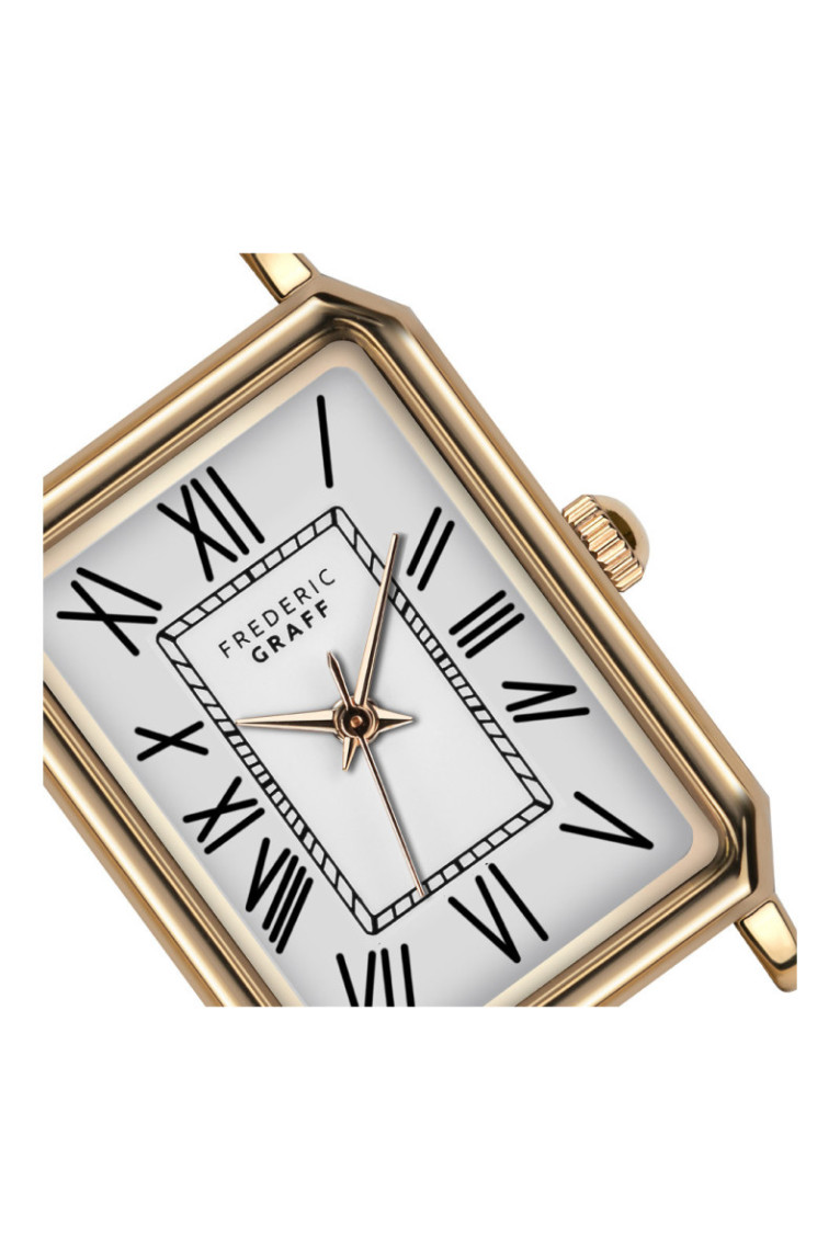 Montre Quartz - Rose gold/Rose gold/Matt White - FREDERIC GRAFF