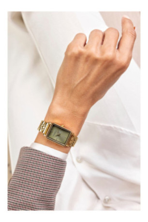 Montre Quartz - Femme - Gold/Gold/Green