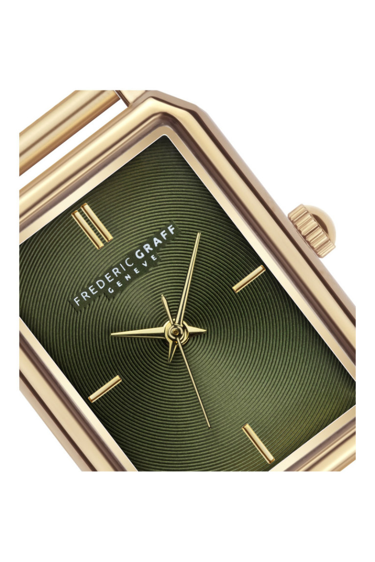 Montre Quartz - Gold/Gold/Green - FREDERIC GRAFF