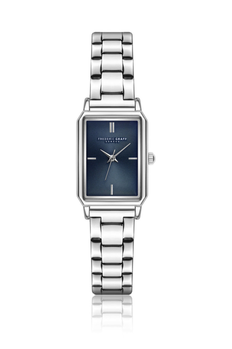 Montre Quartz - Silver/Silver/Blue - FREDERIC GRAFF