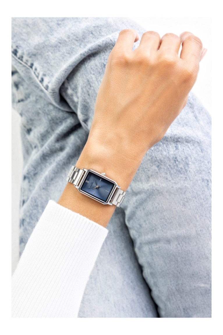 Montre Quartz - Silver/Silver/Blue - FREDERIC GRAFF