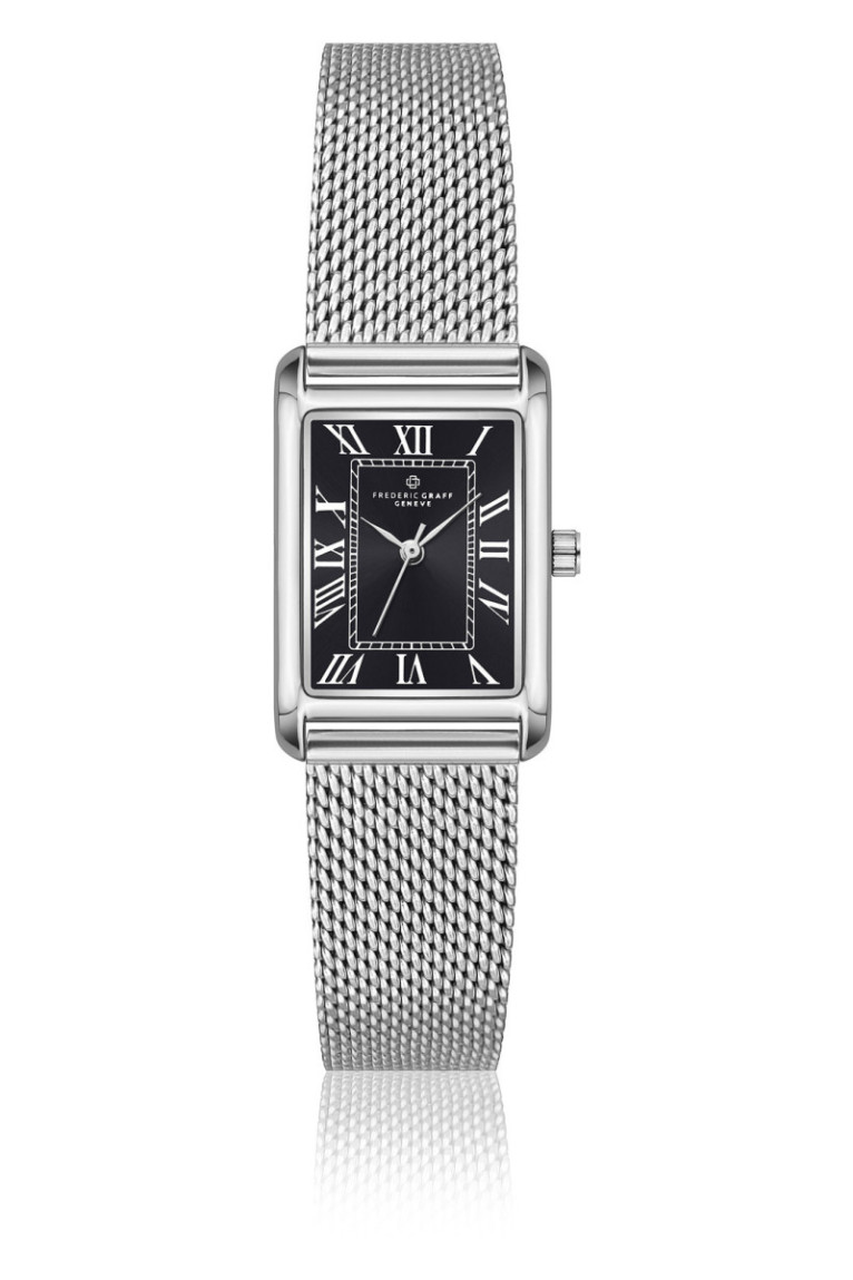 Montre Quartz - Silver/Silver/Black - FREDERIC GRAFF