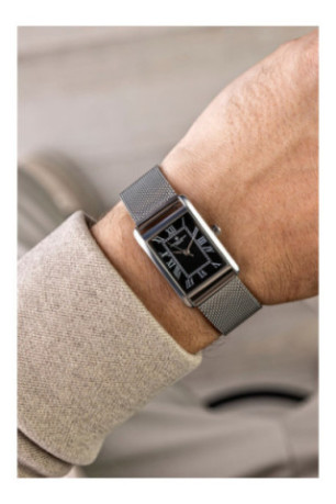 Montre Quartz - Silver/Silver/Black - FREDERIC GRAFF