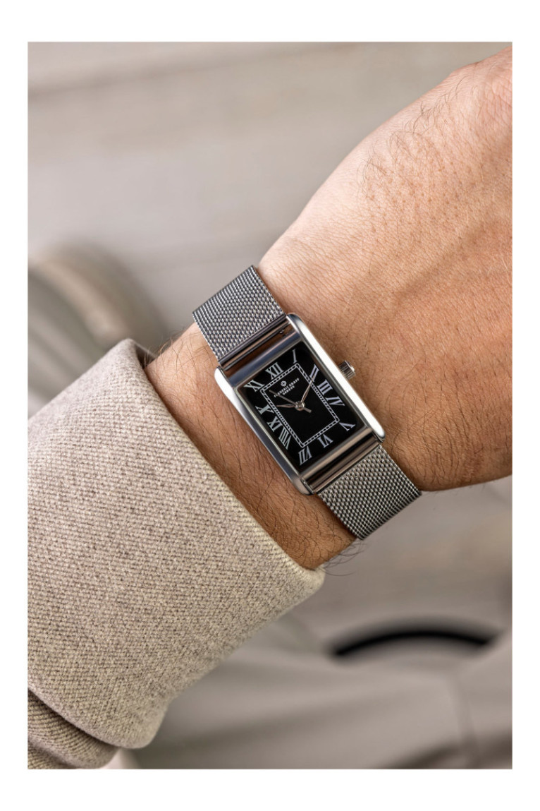Montre Quartz - Silver/Silver/Black - FREDERIC GRAFF