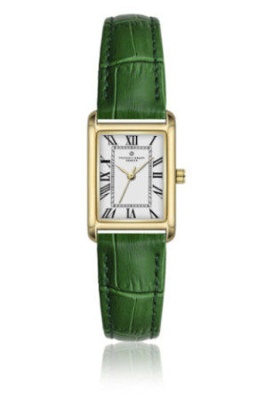Montre Quartz - Femme - Gold/Croco green/White