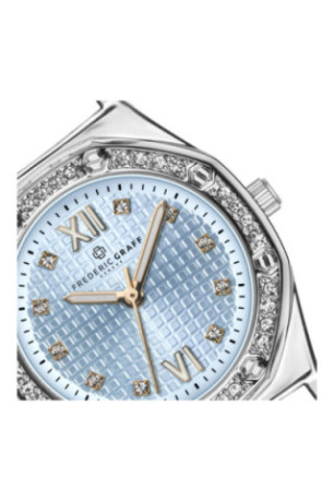 Montre Quartz - Silver/silver + rose gold/Sunray - FREDERIC GRAFF