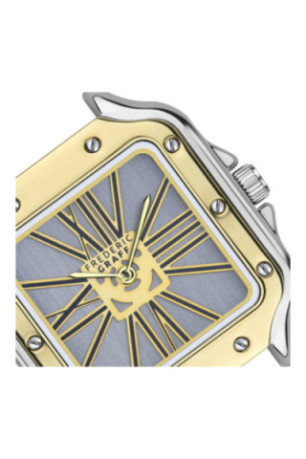 Montre Quartz - Silver/silver + gold/Grey brushed - FREDERIC GRAFF