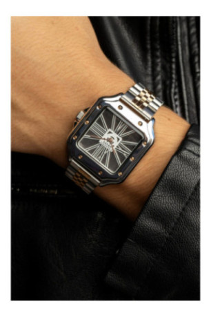 Montre Quartz - Silver/silver + rose gold/Grey brushed - FREDERIC GRAFF