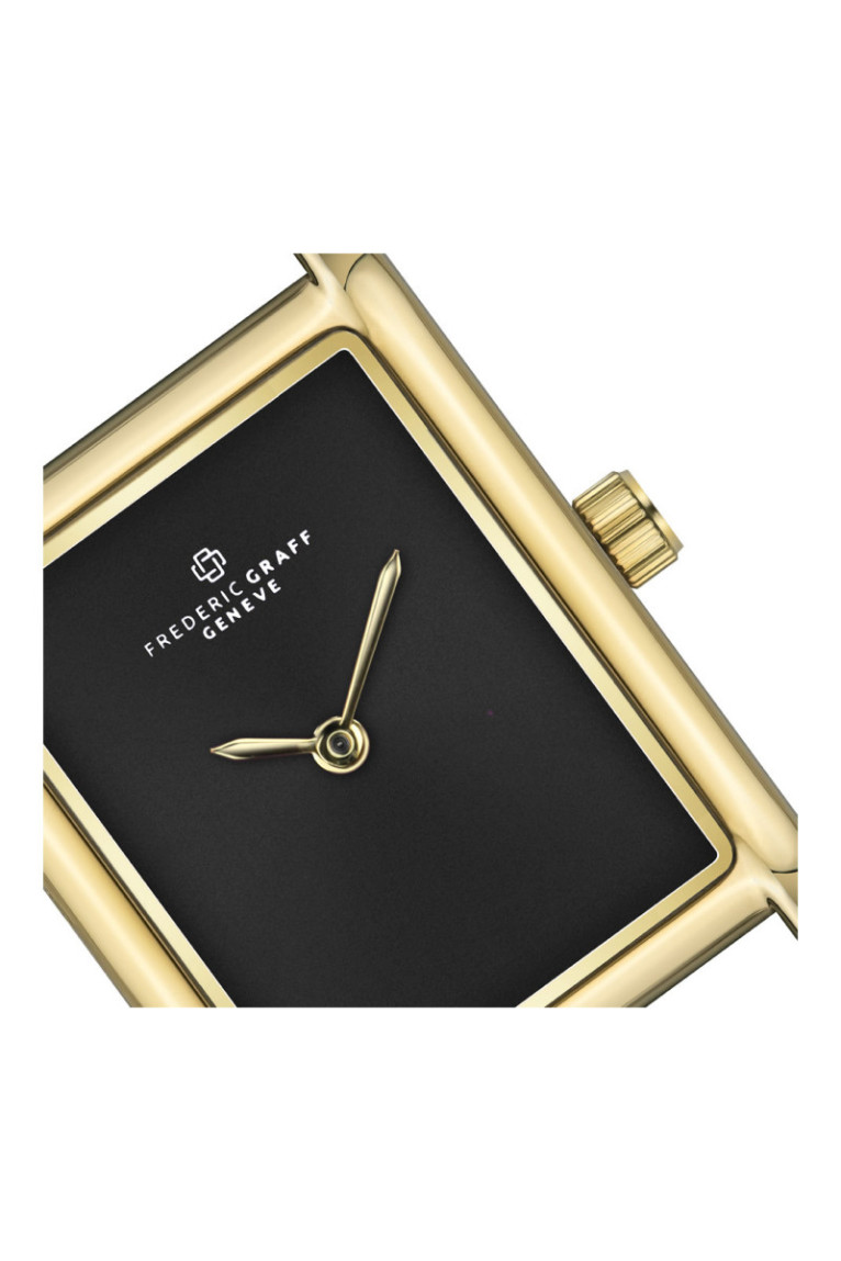Montre Quartz - Gold/Gold/Matt black - FREDERIC GRAFF