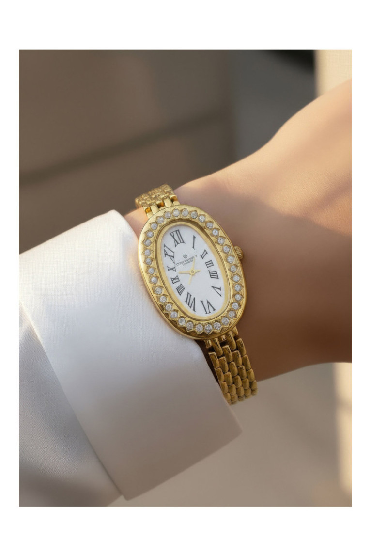 Montre Quartz - Gold/Gold/White Mother Of Pearl - FREDERIC GRAFF
