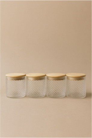 Boîte de conservation (8 pièces) - Transparent