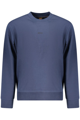 Sweat zippé manches longues Bleu BOSS