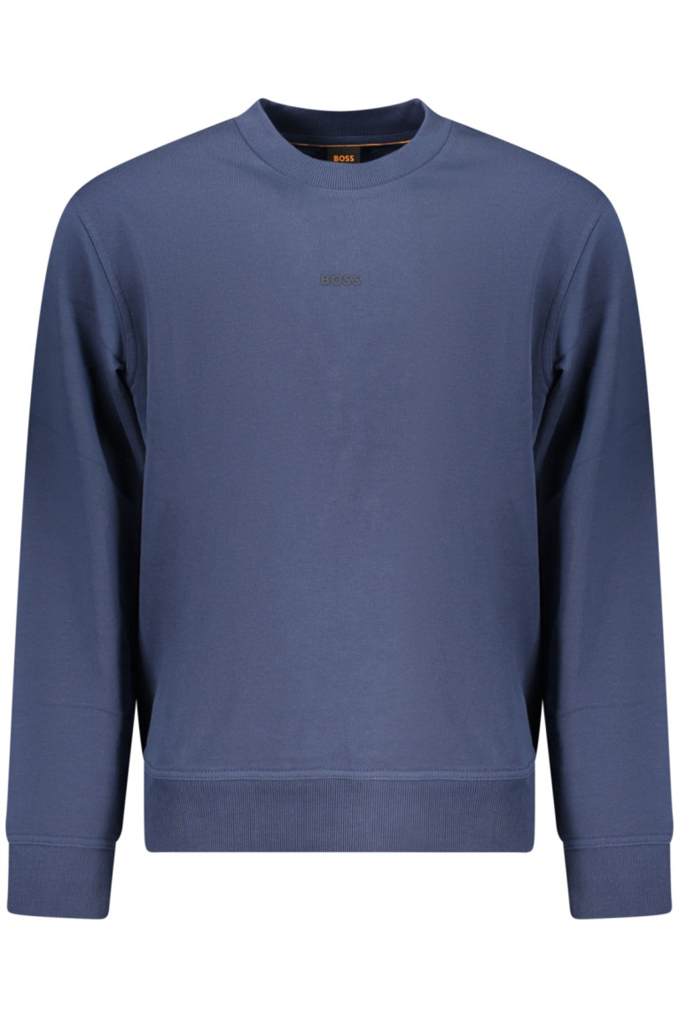 Sweat zippé manches longues Bleu BOSS