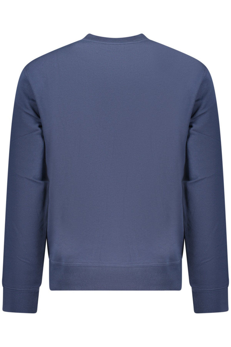 Sweat zippé manches longues Bleu BOSS