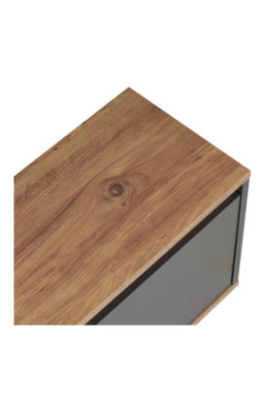 Meuble TV - Anthracite Pin de l'Atlantique