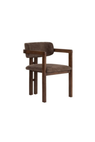 Chaise - Noyer brun foncé