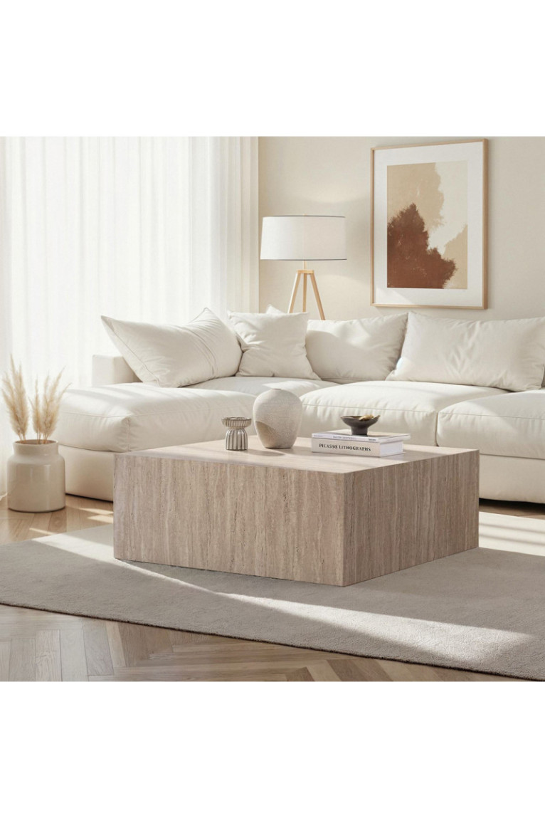 Table basse - Travertin