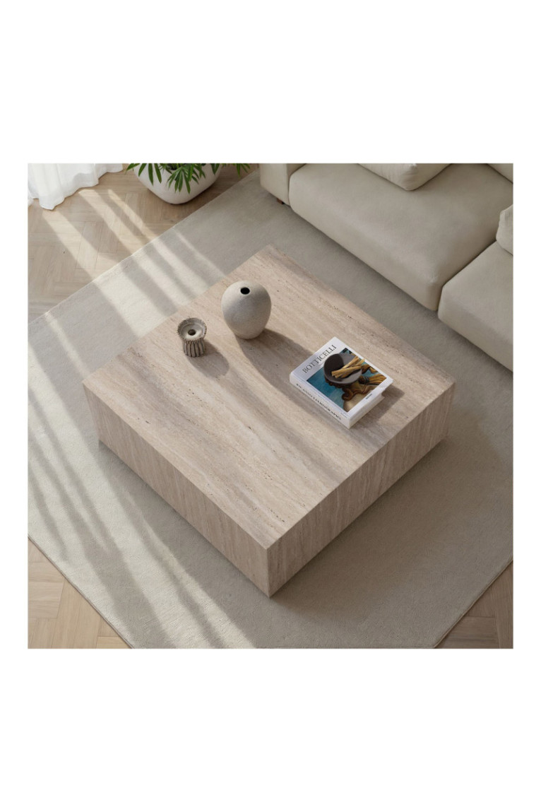 Table basse - Travertin