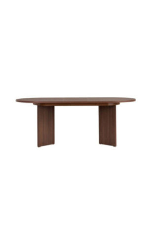 Table à manger extensible - Noyer de Milan