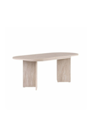 Table à manger extensible - Travertin