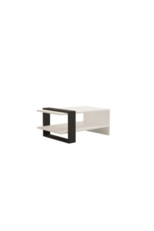 Table basse - Blanc anthracite