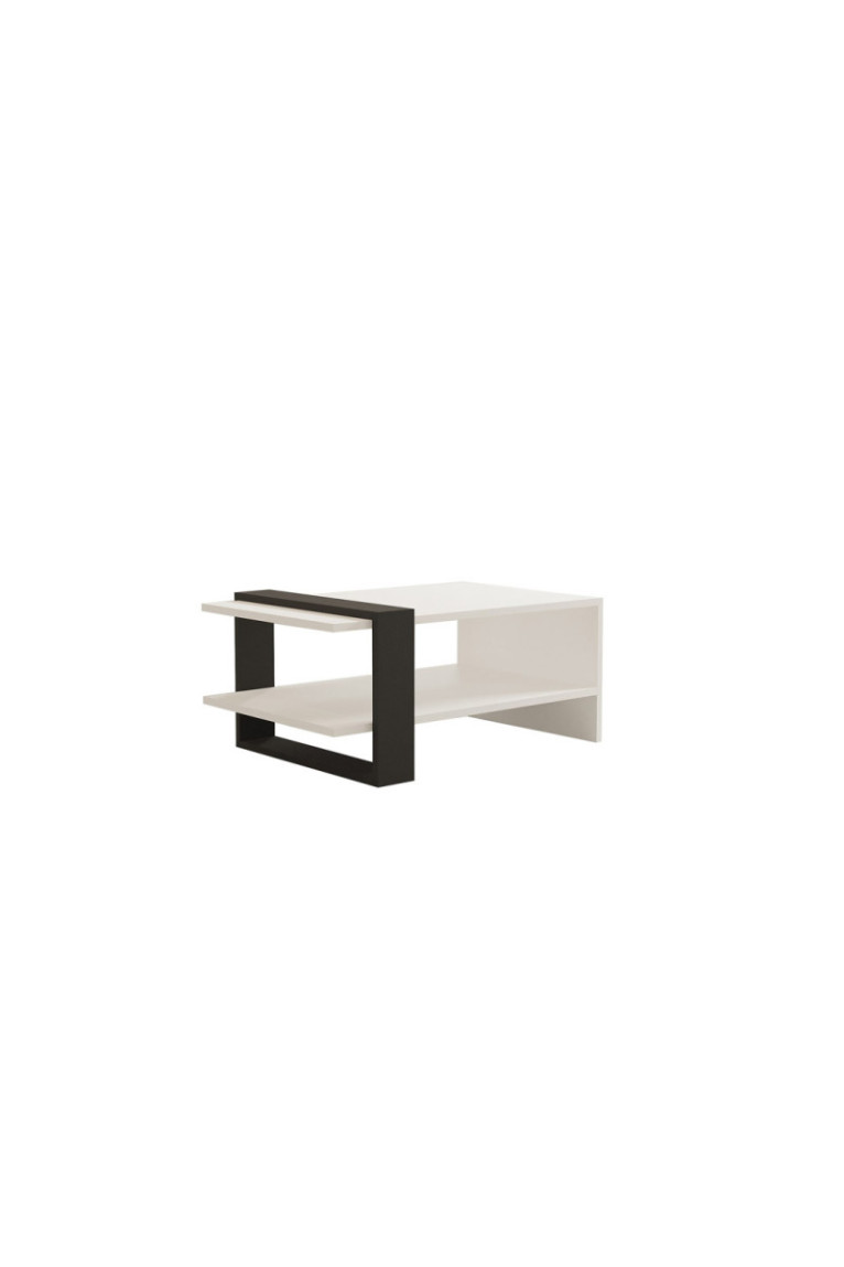 Table basse - Blanc anthracite