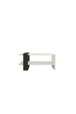 Table basse - Blanc anthracite