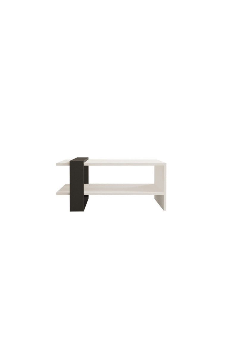 Table basse - Blanc anthracite
