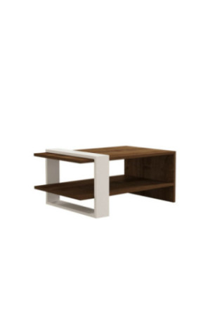 Table basse - Blanc noyer