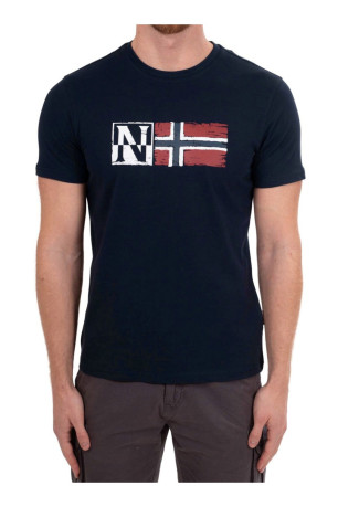 T-shirt manches courtes Bleu Napapijri