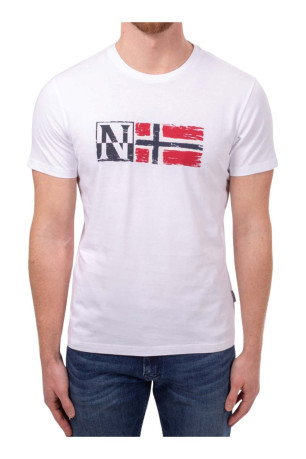 T-shirt manches courtes Bleu Napapijri