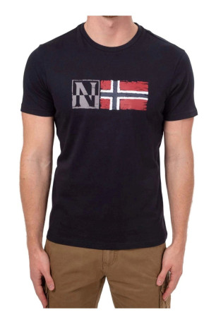 T-shirt manches courtes Bleu Napapijri