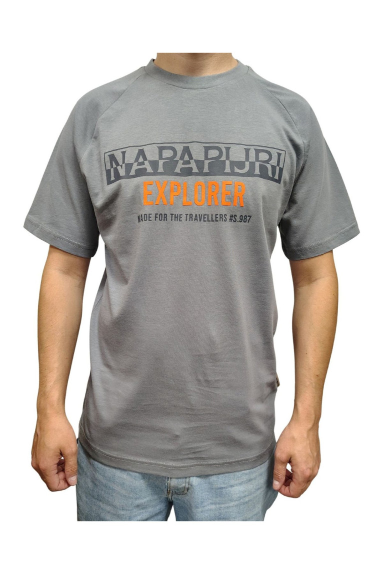 T-shirt manches courtes Blanc Napapijri