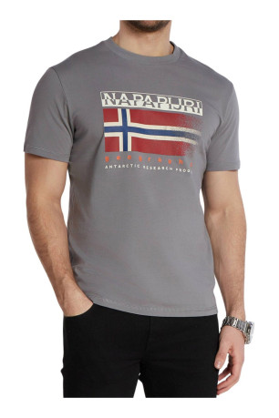 T-shirt manches courtes Noir Napapijri