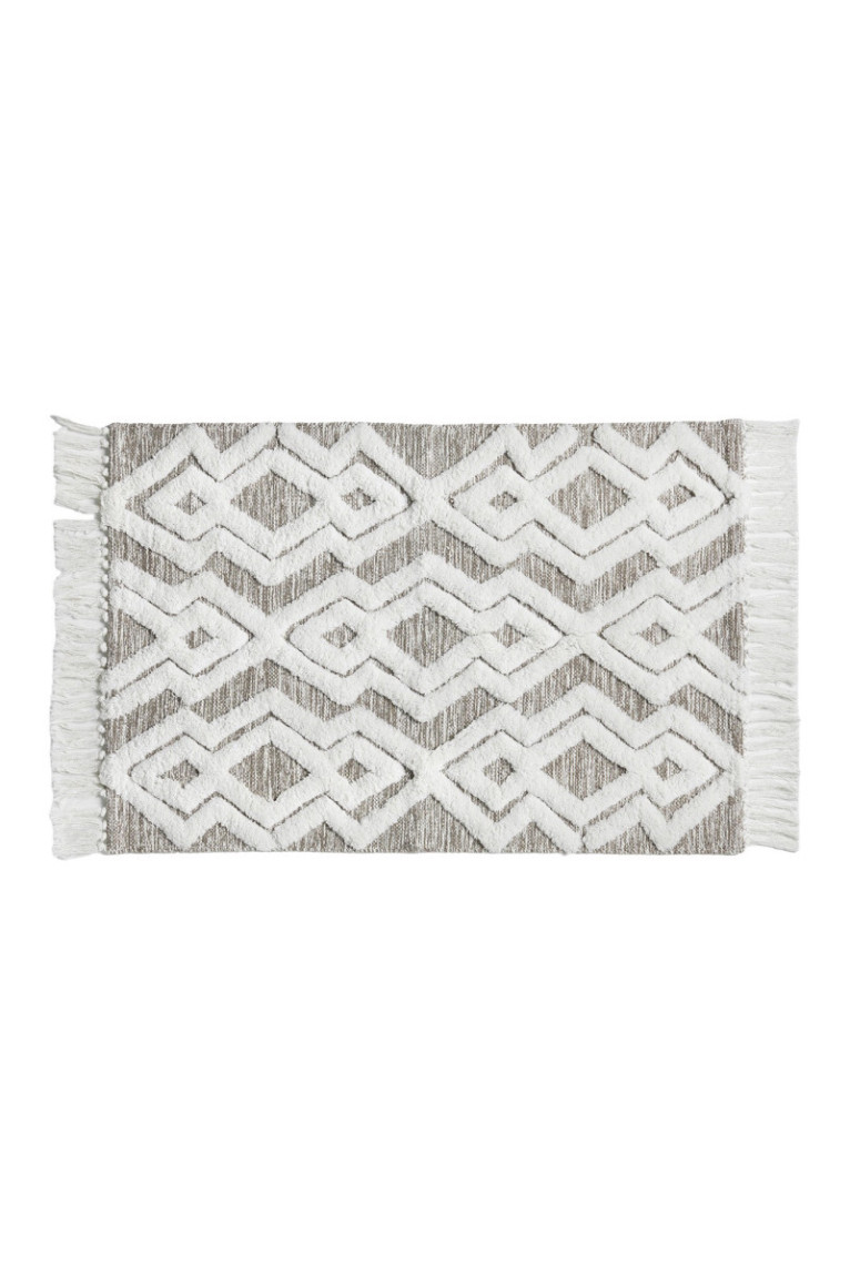 Tapis Nesna Gris clair 60 x 90 cm