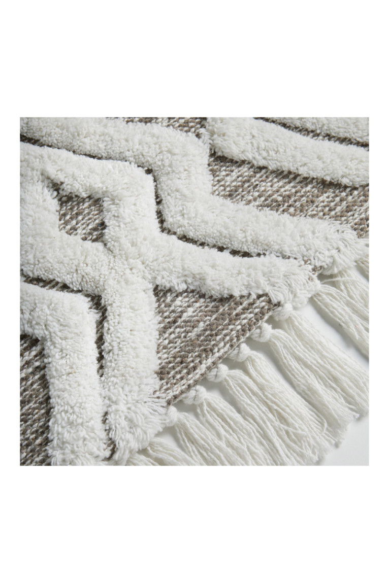 Tapis Nesna Gris clair 60 x 90 cm